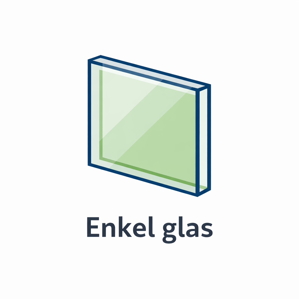 Enkel glas