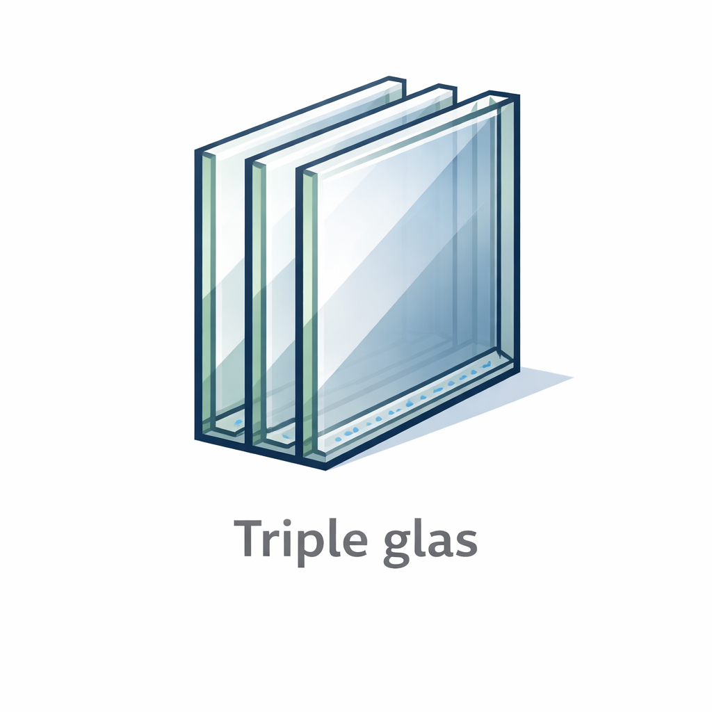 Triple glas