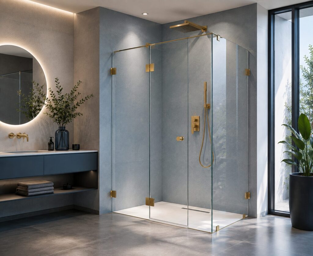 gehard glas douche wanden